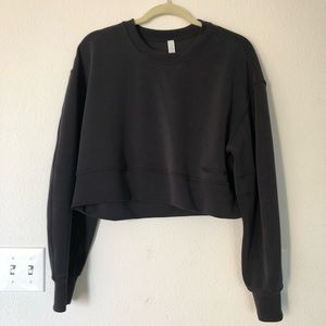 Lululemon Oversized Cropped Sweatshirt